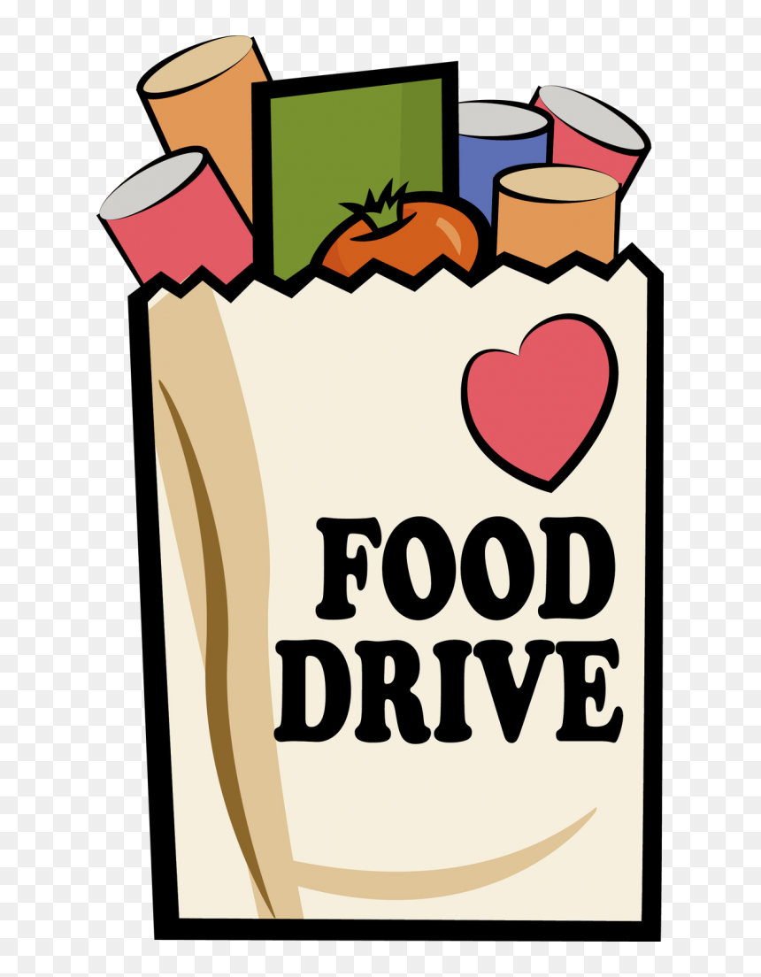 Foods Clipart Drive - Food Drive Clipart Free, HD Png Download - canned goods png