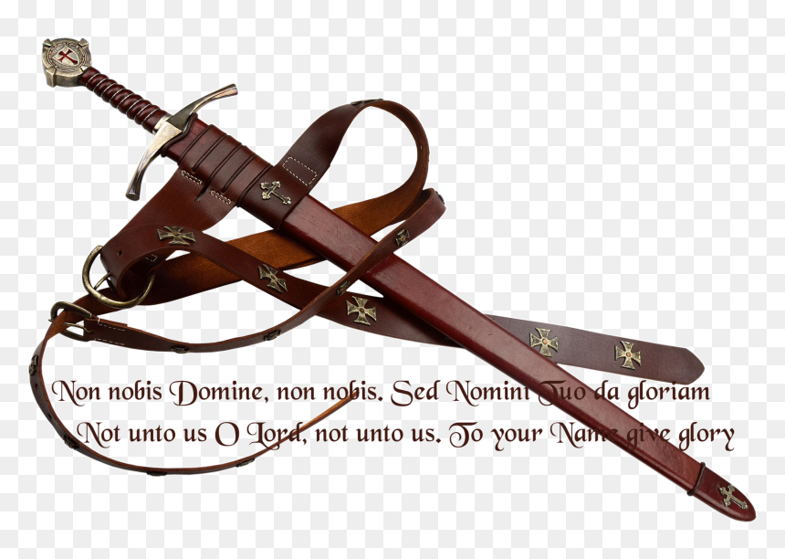 The Templar"s Accolade Sword - Sword, HD Png Download - templar shield png