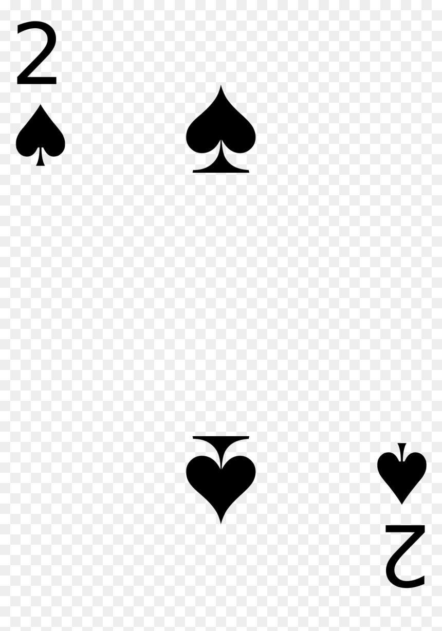 3 Of Spade Card Transparent, HD Png Download - black spade png