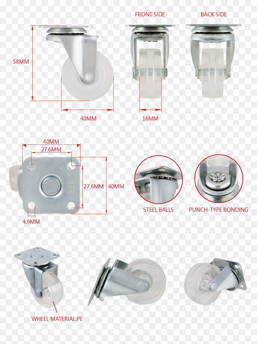 Toilet, HD Png Download - caster png