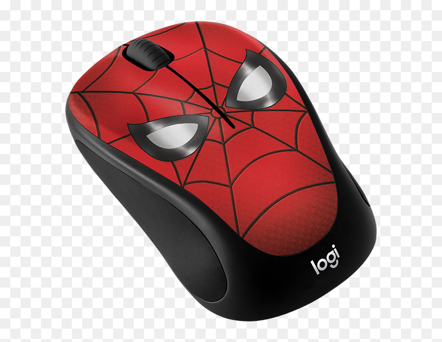 Marvel Wireless Mouse, HD Png Download - spider .png