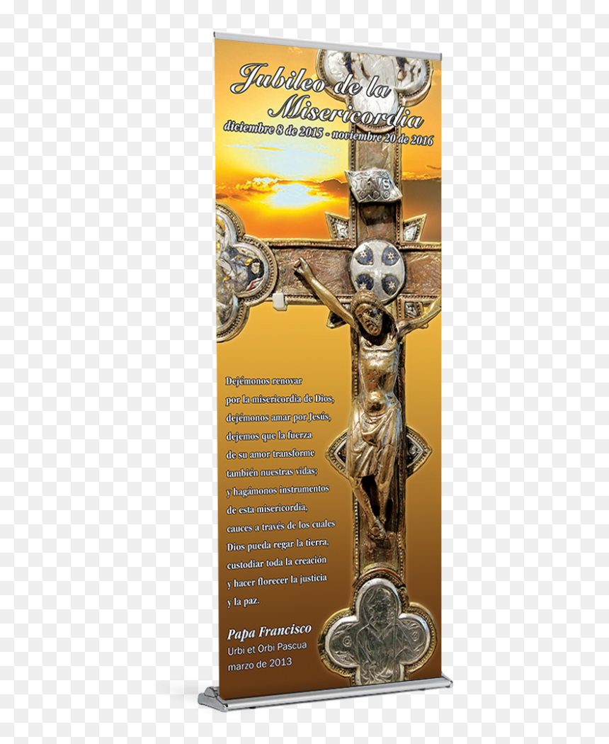 Spanish Bannerstands Bannerb - Trophy, HD Png Download - papa francisco png