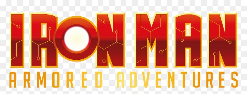 Iron Man Armored Adventures Logo, HD Png Download - iron man face png