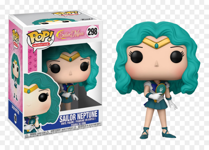 Funko Pop Animation Sailor Moon Sailor Neptune - Figurine Pop Sailor Moon, HD Png Download - sailor neptune png