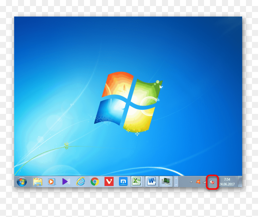 Windows 7, HD Png Download - icono computadora png
