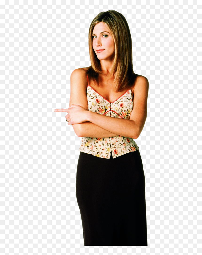 Jennifer Aniston Pointing Left - Jennifer Aniston Png, Transparent Png - jennifer aniston png