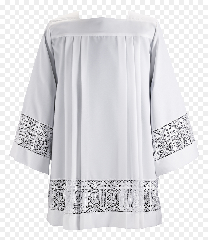 692 Ihs Lace Surplice - Blouse, HD Png Download - white lace corner png