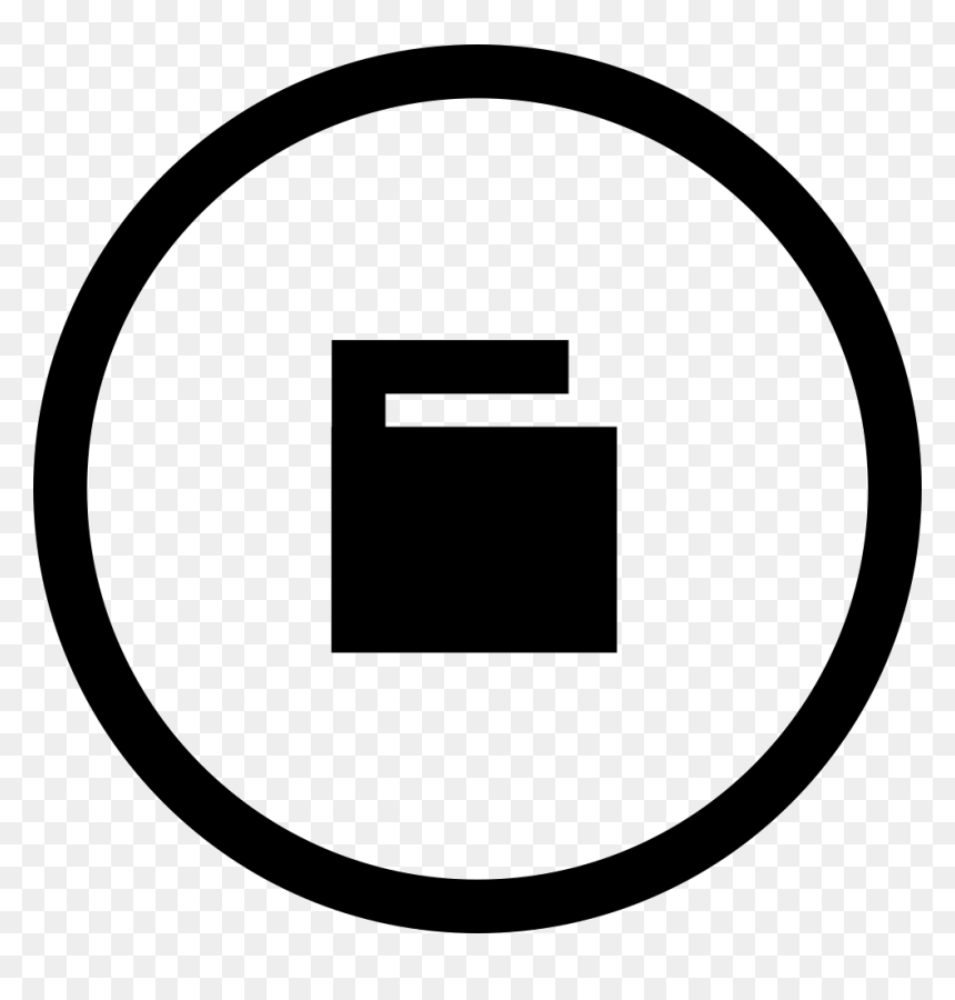 Unlock Open Padlock Symbol In Circular Button - Rotor Studios, HD Png Download - mute button png