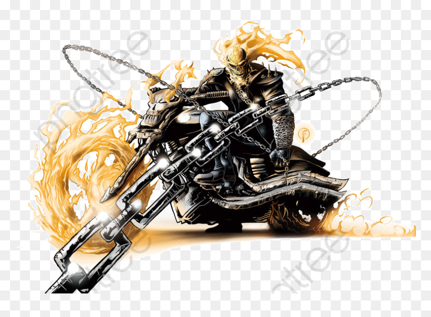Ghost Rider, Ghost, Knight, Fire Png Transparent Image - Free Hd Wallpapers Ghost Rider, Png Download - ghost rider logo png