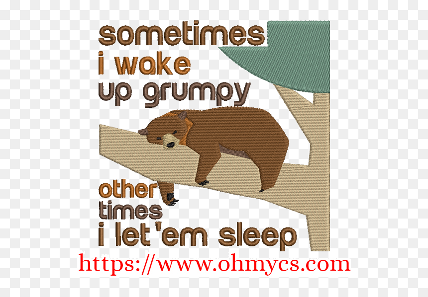 Brown Bear, HD Png Download - grumpy png