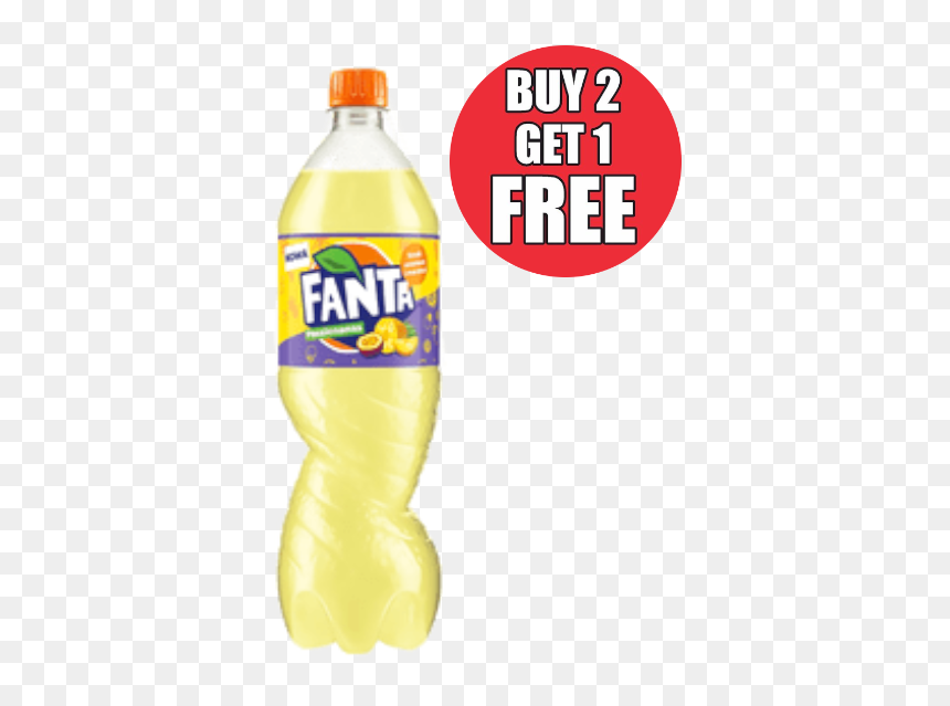 Fanta Pinapple Passionfruit 500ml - Plastic Bottle, HD Png Download - fanta bottle png