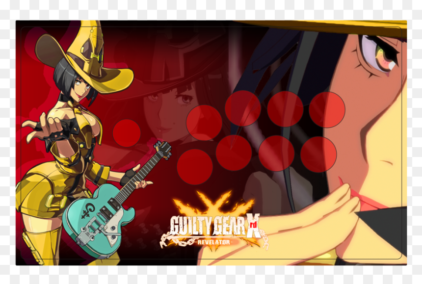 Gaming Clipart Arcade Stick - Guilty Gear Arcade Stick Art, HD Png Download - arcade stick png
