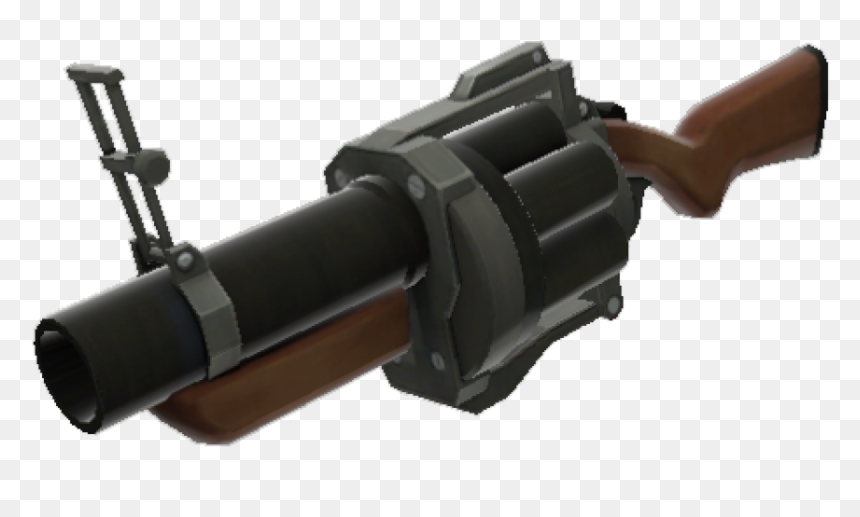 Team Fortress Demoman Weapon, HD Png Download - grenade launcher png
