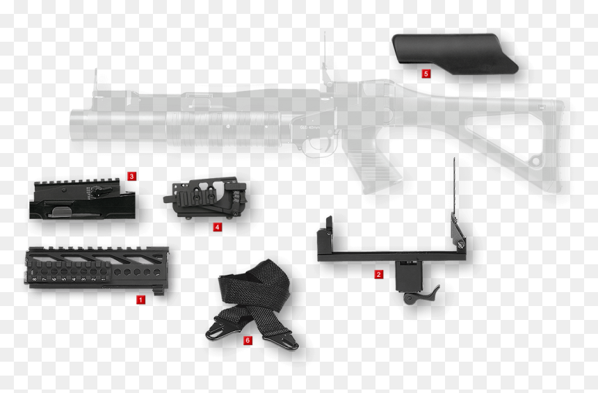 Sig Granatwerfer - Sig 550 Grenade Launcher, HD Png Download - grenade launcher png