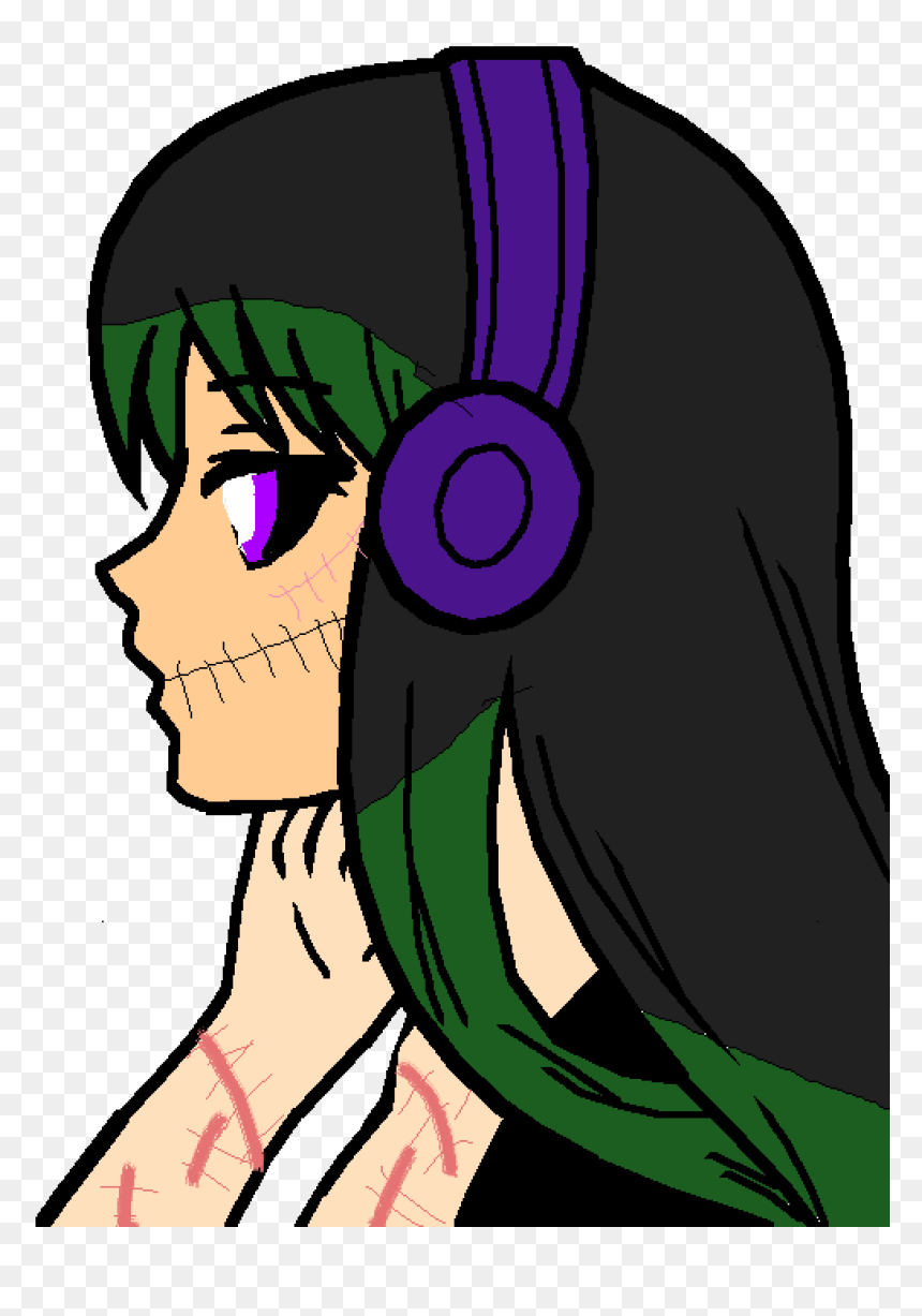 Listing To Music Cartoon, HD Png Download - dark mark png