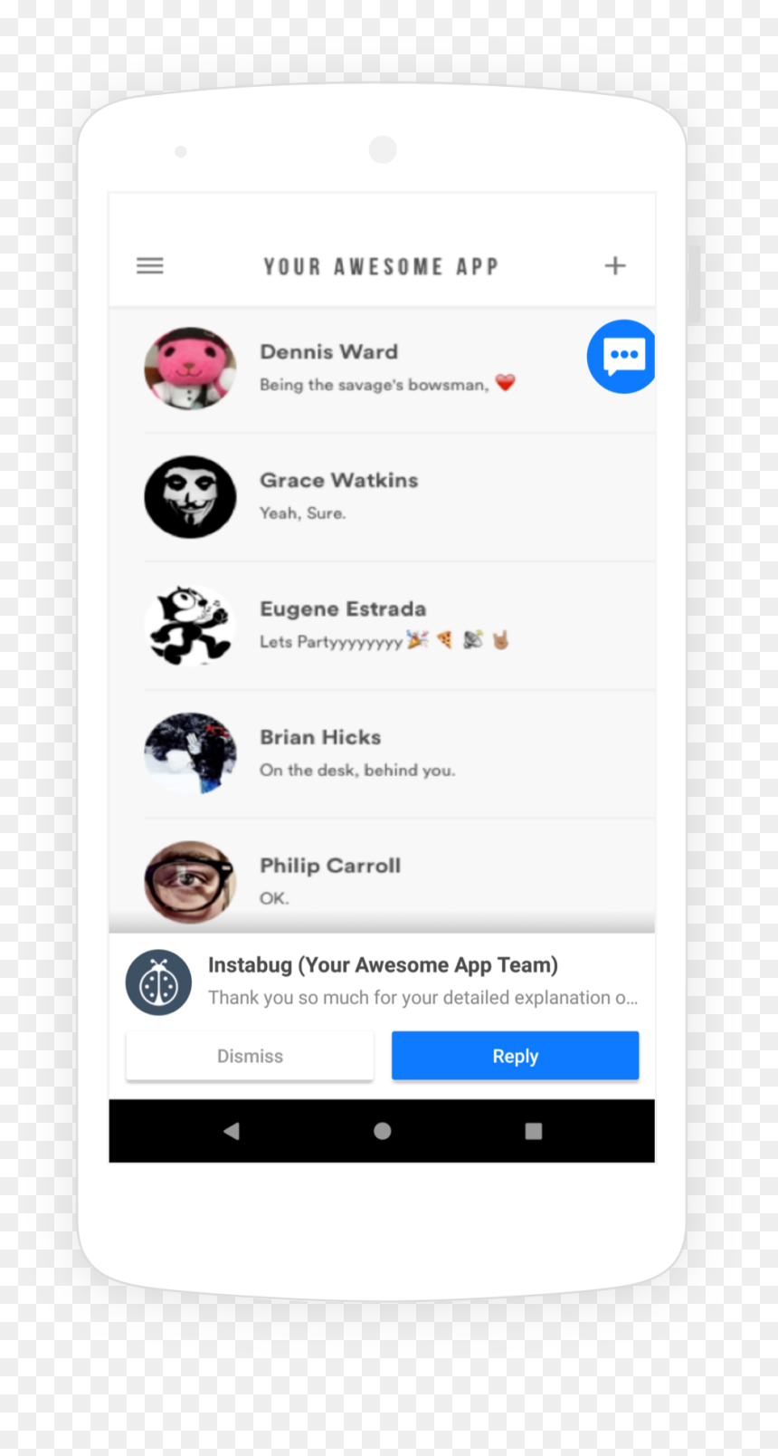 Instabug Survey, HD Png Download - notifications icon png