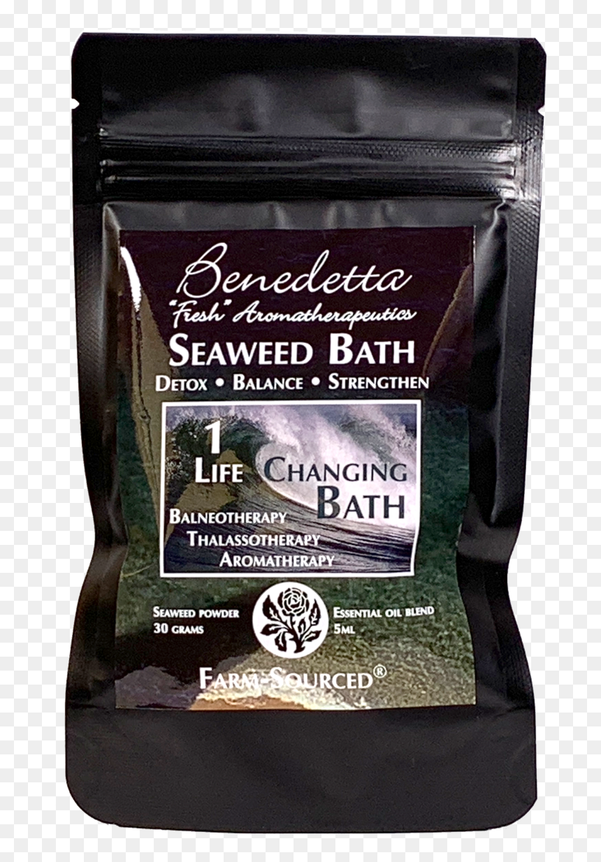 Seaweed Bath Single Use Treatment"
 Class= - Single-origin Coffee, HD Png Download - sea weed png