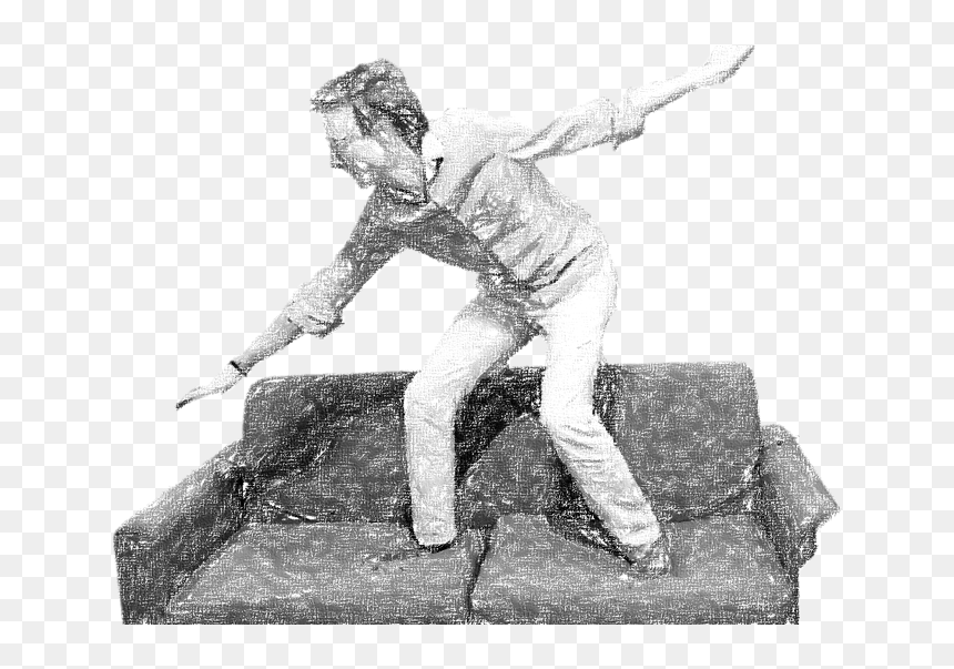 Statue, HD Png Download - oscars statue png