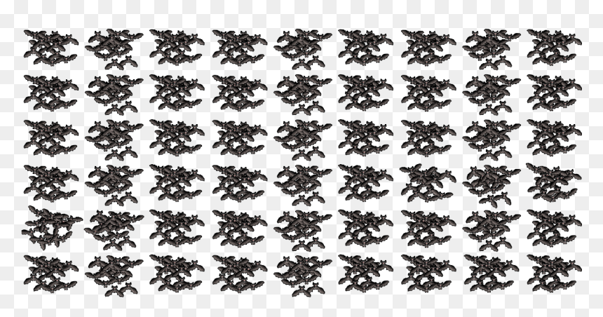 Click For Full Sized Image Bat Swarm - Monochrome, HD Png Download - swarm png