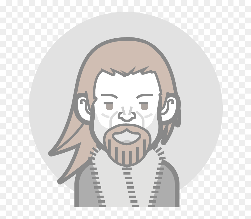 Ned-stark3 - Moustache, HD Png Download - beard icon png