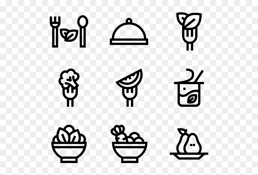 Clock Icon Free Vector, HD Png Download - icono comida png