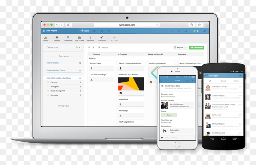 Work-everywhere - Podio Crm, HD Png Download - podio png