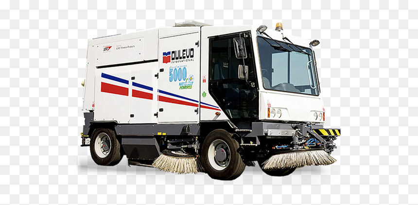 Asc Dulevo 5000 Sweeper Banner - Trailer Truck, HD Png Download - sweeper png