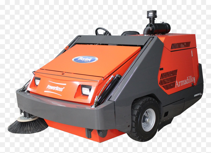 Powerboss Armadillo 10xr Rider Sweeper - Toy Vehicle, HD Png Download - sweeper png