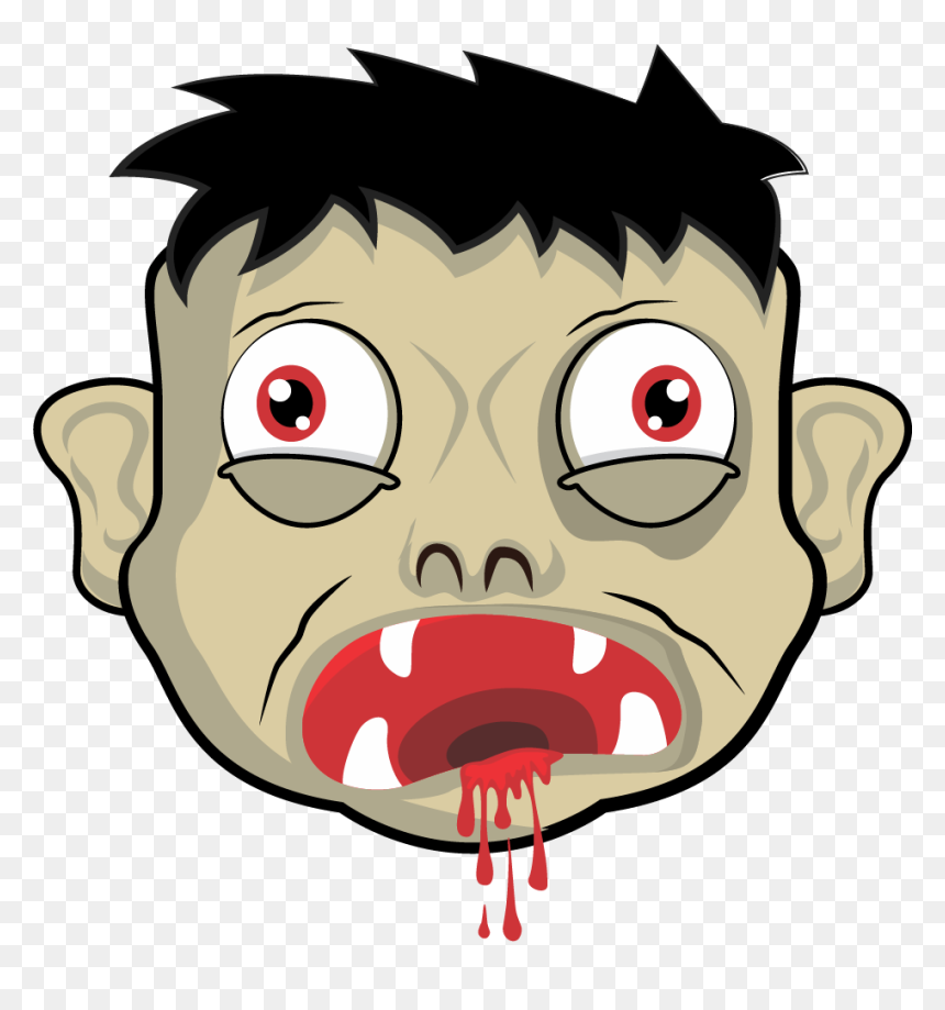 Halloween Face Mask Template, HD Png Download - monster head png