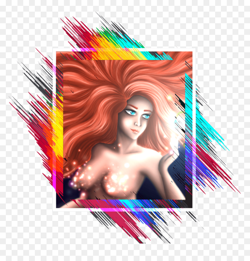 Graphic Design Vector Png, Transparent Png - sirenita ariel png