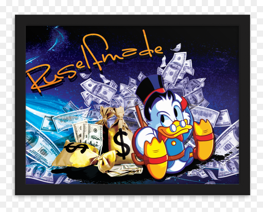 Scrooge Rsm Cash Flow Poster - Cartoon, HD Png Download - scrooge png