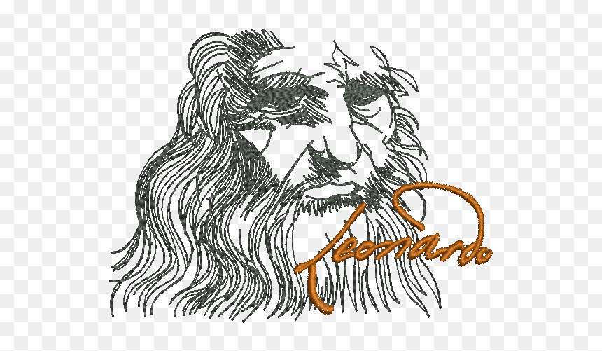 Sketch, HD Png Download - leonardo da vinci png
