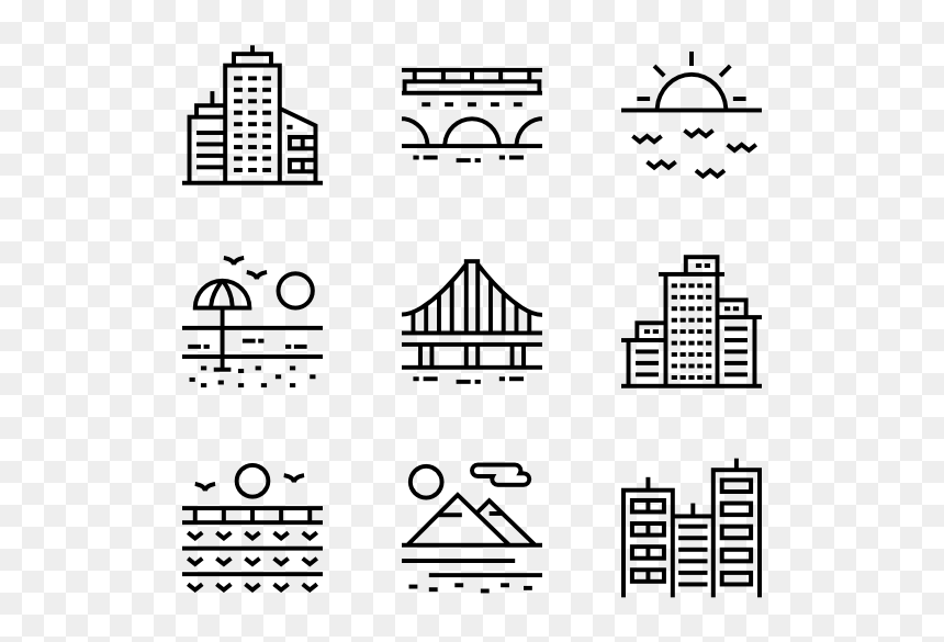 Illustration, HD Png Download - landscape icon png
