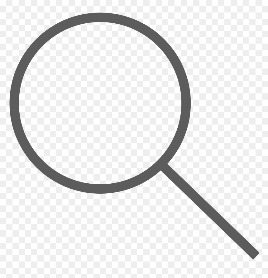Search Hover Image Icon - Magnifying Glass, HD Png Download - search icon png white