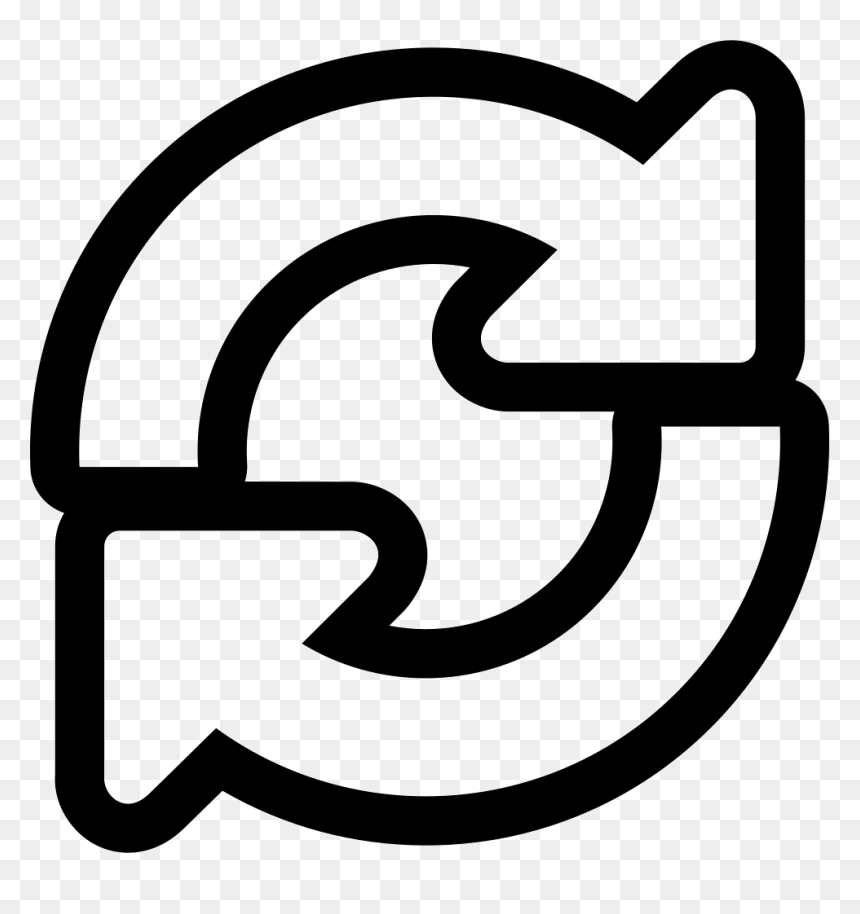 Refresh Fat Arrows - Icono Refresh, HD Png Download - fat arrow png