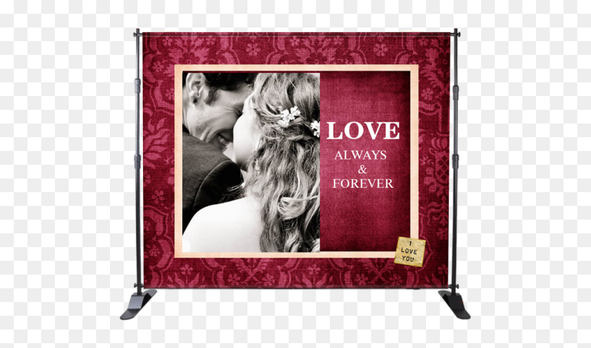 Stand With Design With Thoughts To Wedding Events, HD Png Download - wedding banner png