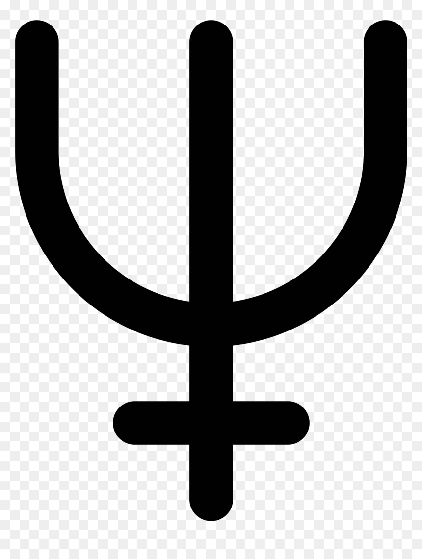 Símbolo De Neptuno Icon - Simbolo Neptuno Png, Transparent Png - men icon png