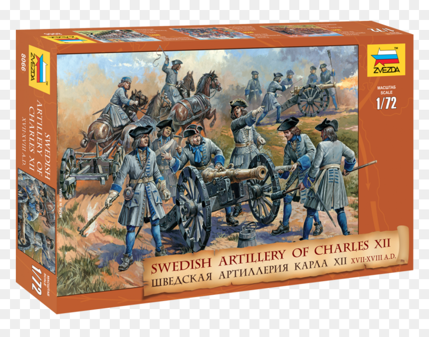 72 Swedish Artillery Charles Xii - Swedish Artillery Of Charles Xii, HD Png Download - artillery png