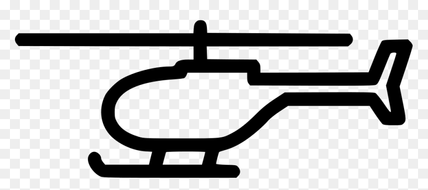 Heli, HD Png Download - helicopter silhouette png