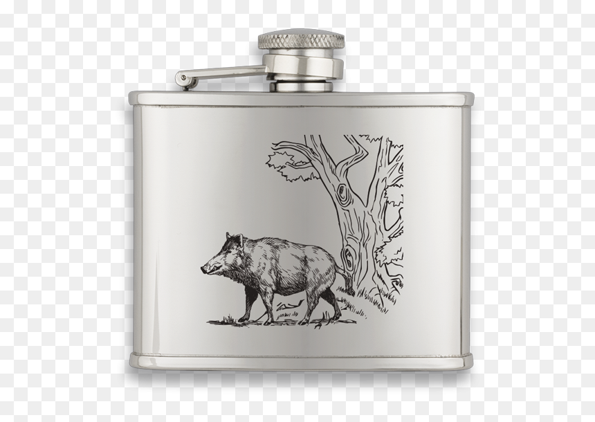 Hip Flask Png, Transparent Png - wild boar png