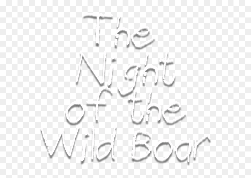 Handwriting, HD Png Download - wild boar png