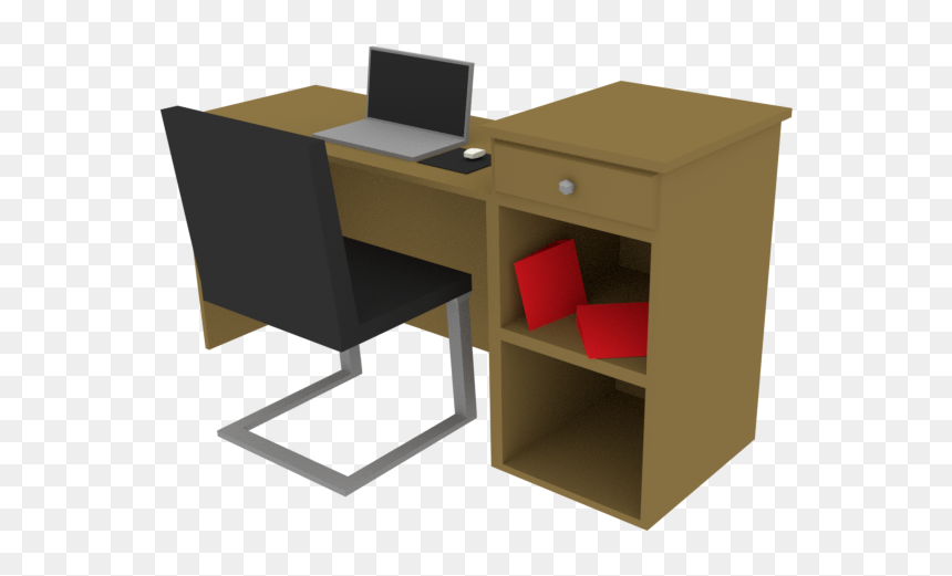 Bedroom Desk Clipart, HD Png Download - low poly png
