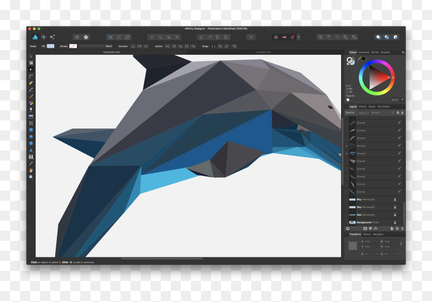 Affinity Designer Low Poly, HD Png Download - low poly png