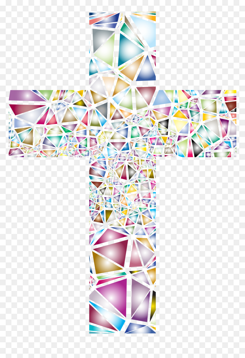 This Free Icons Png Design Of Low Poly Stained Glass - Stained Glass No Background, Transparent Png - low poly png