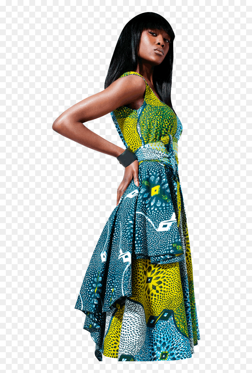 Dress Ideas African Fabric, HD Png Download - african print png