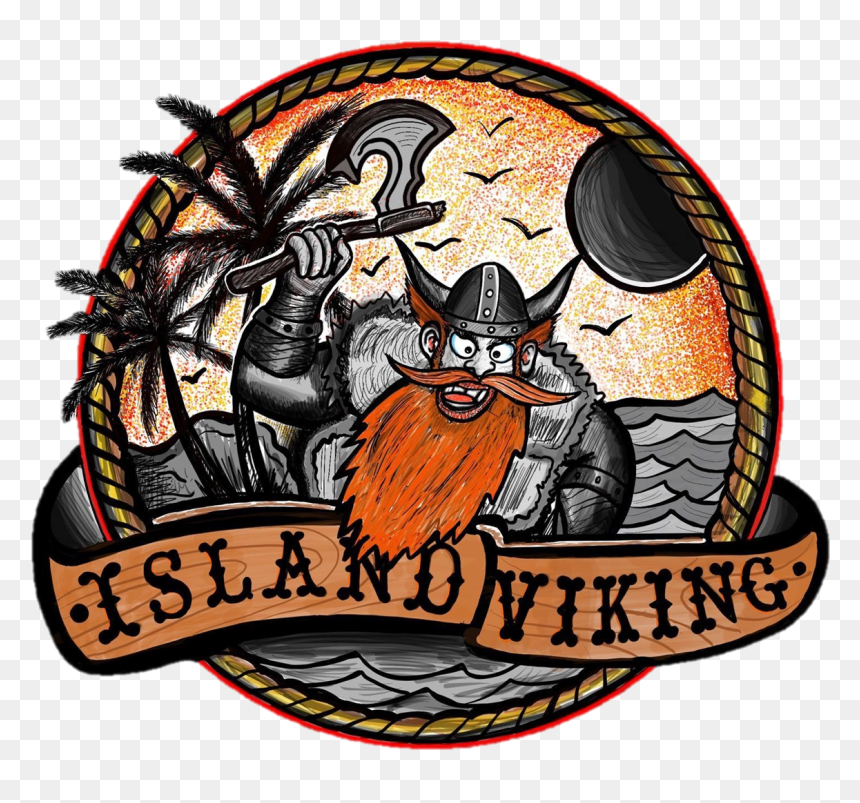 Island Viking - Illustration, HD Png Download - viking beard png