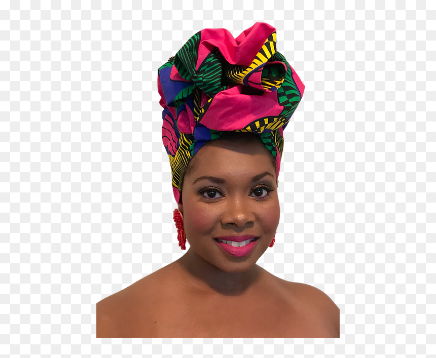 Girl, HD Png Download - african print png