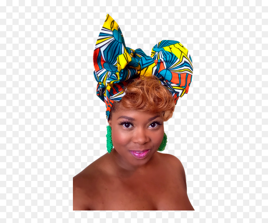 Girl, HD Png Download - african print png