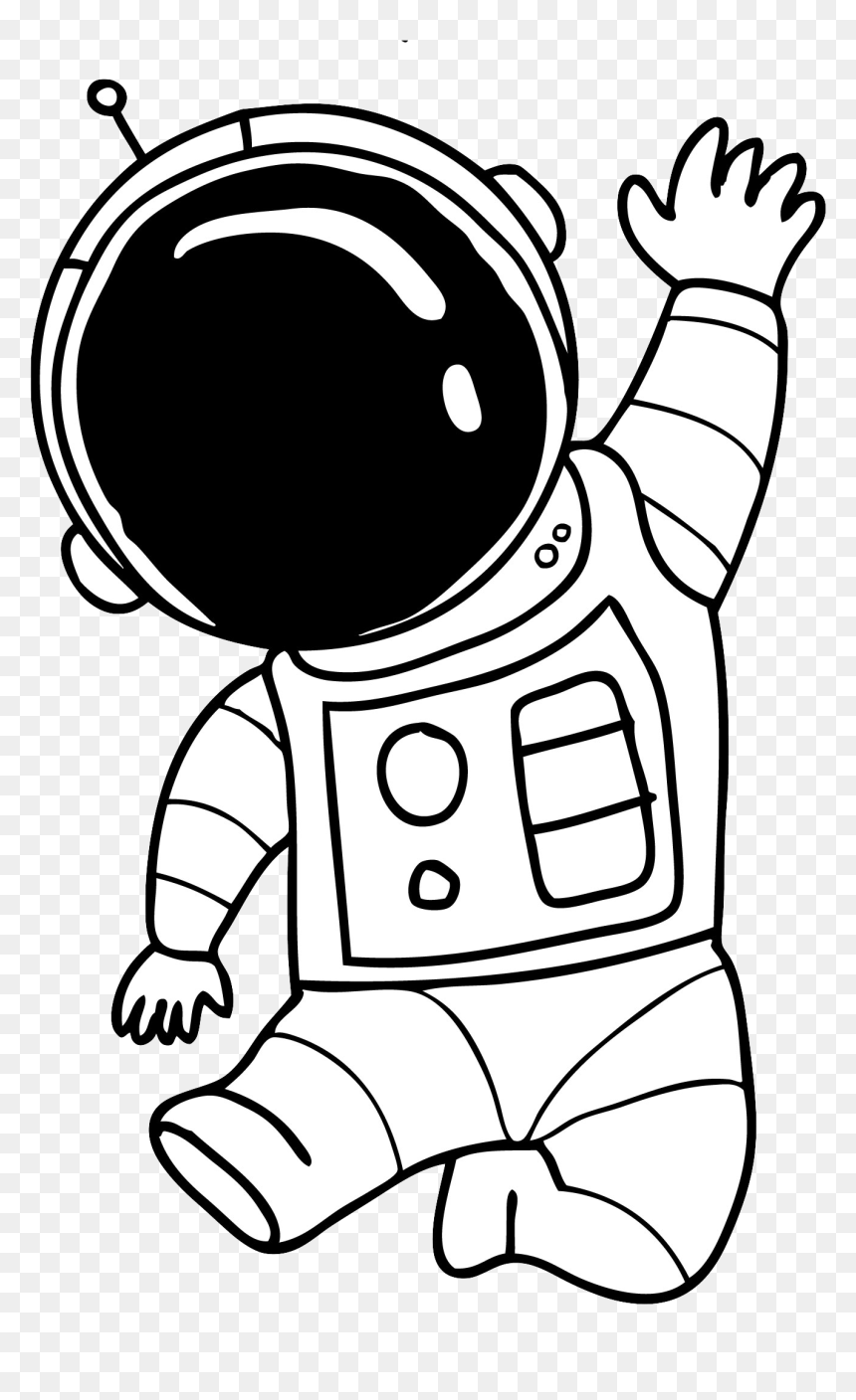 Astronaut Doodle, HD Png Download - astronaut.png