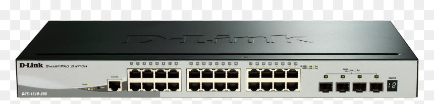 28-port Gigabit Stackable Smart Managed Switch Including - Switch D Link Dgs 1510 28p, HD Png Download - network switch png